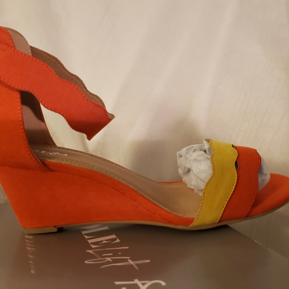 Ashley Stewart- Summer wedges- sz 11w